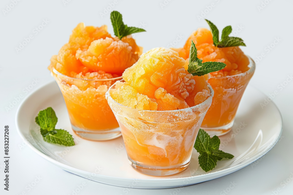 Cantaloupe Italian Ice: A Refreshing and Elegant Dessert Option Cantaloupe Italian Ice: A Refreshing and Elegant Dessert Option