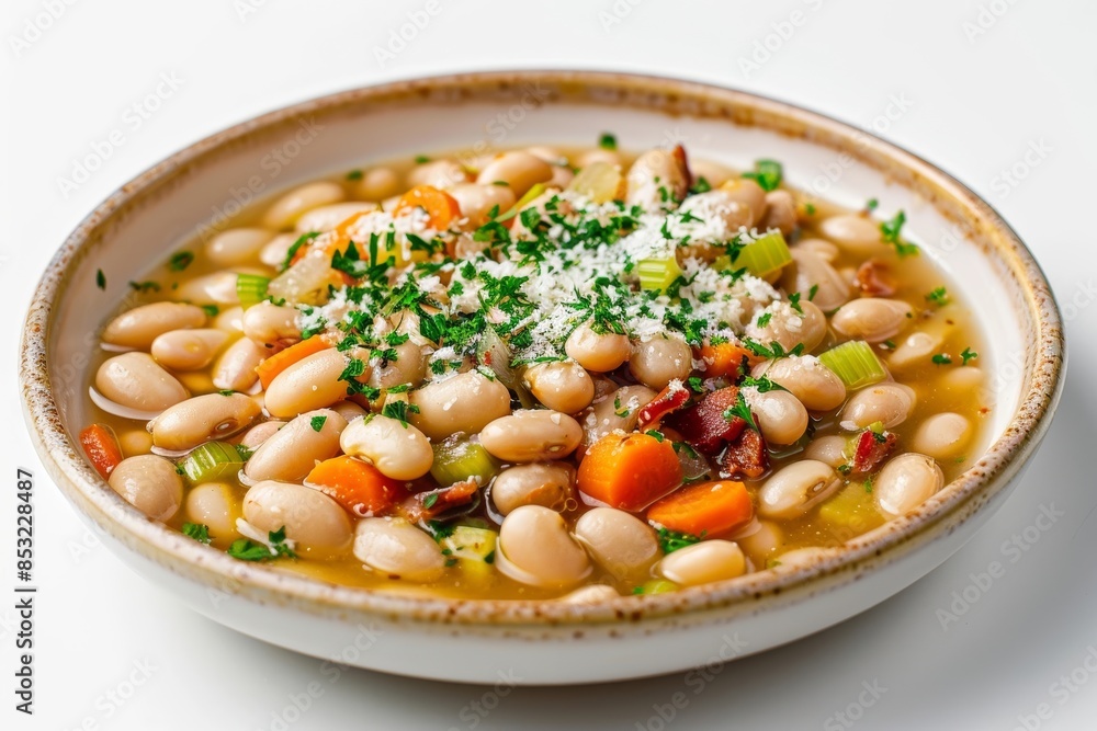 Satisfying Cannellini Bean and Bacon Bowl Satisfying Cannellini Bean and Bacon Bowl