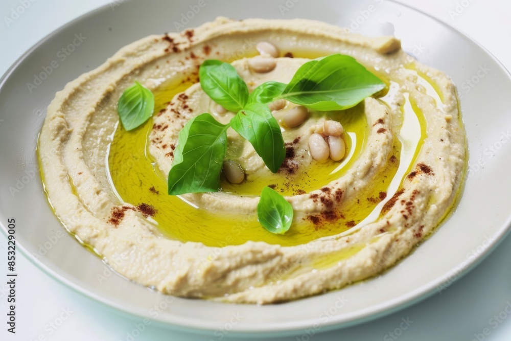 Creamy and Aromatic Cannellini Bean Dip with Basil Creamy and Aromatic Cannellini Bean Dip with Basil