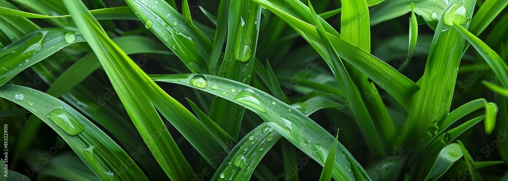 Obraz premium Fresh green grass background