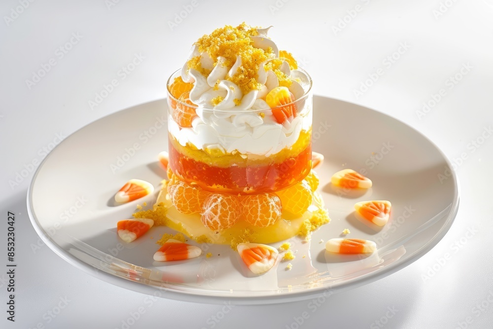 Candy Corn Parfait: A Feast for the Senses Candy Corn Parfait: A Feast for the Senses