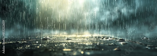 Heavy rain background