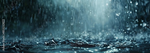 Heavy rain background