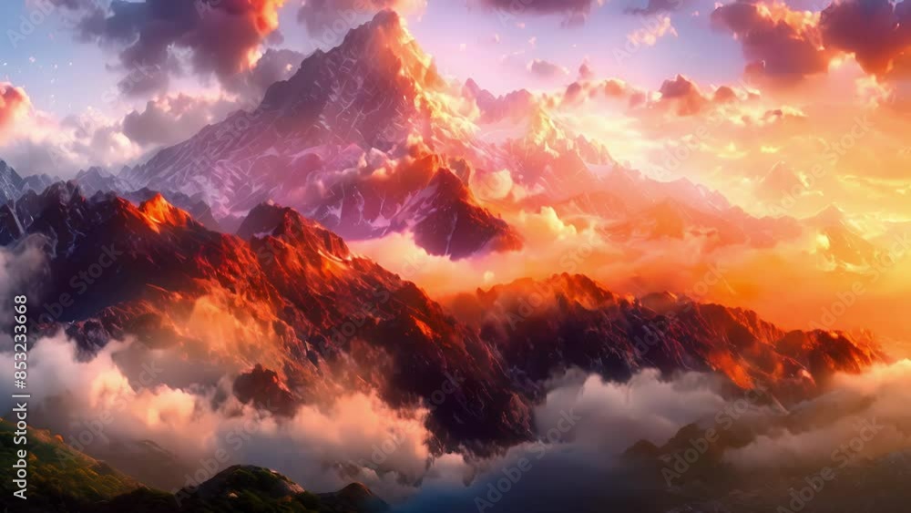 As the sun sets behind the mountains a soft glow emanates from the peaks the result of the guardians powerful magic that creates a protective shield over the sacred land. As the sun sets behind the mountains a soft glow emanates from the peaks the result of the guardians powerful magic that creates a protective shield over the sacred land.
