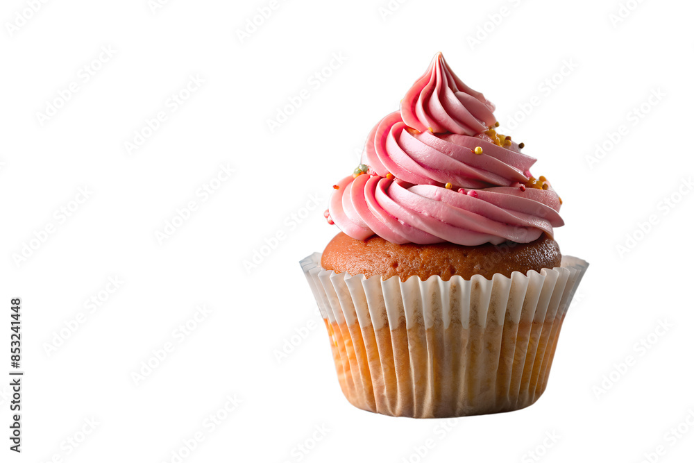 Cupcake isolated on white background Cupcake isolated on white background