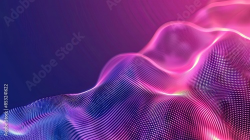 abstract lines background gradient in cyberpank style photo