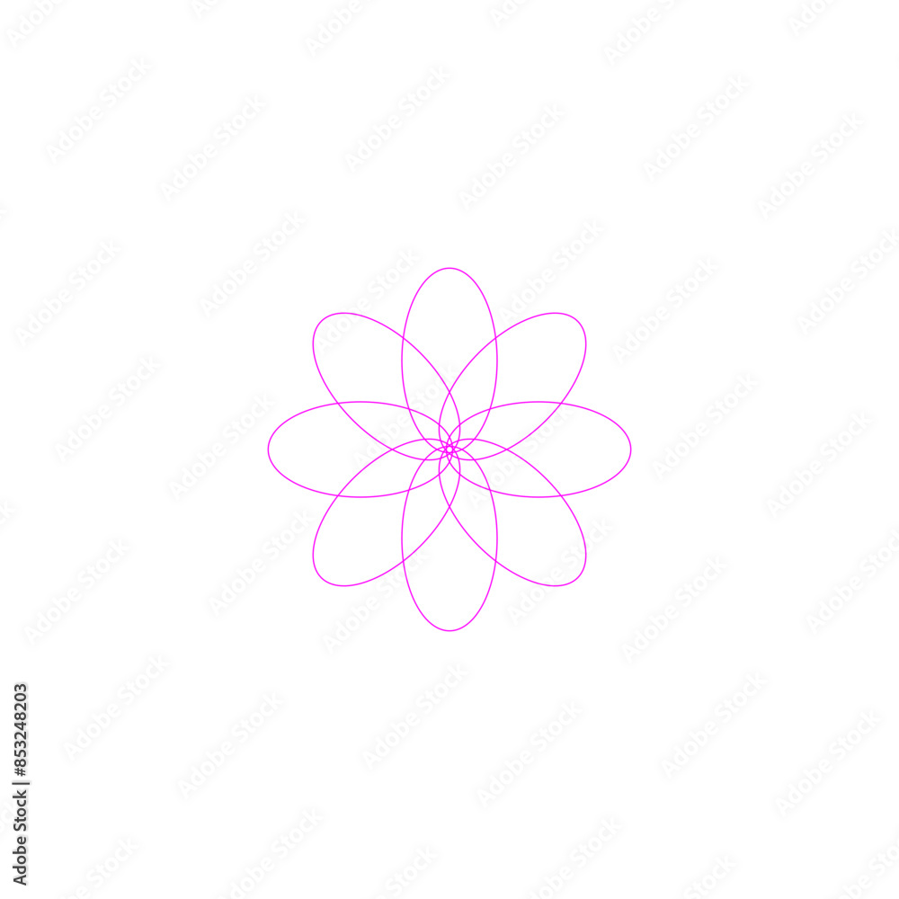 An abstract transparent circular spiral shape design element. An abstract transparent circular spiral shape design element.