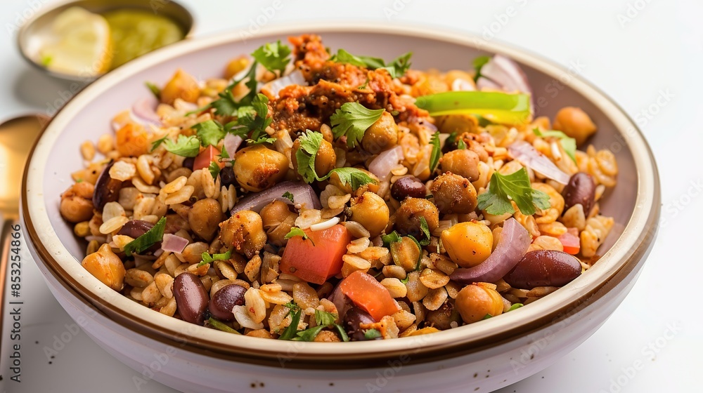 Delectable Chickpea and Rice Salad in a Bowl Delectable Chickpea and Rice Salad in a Bowl