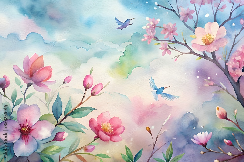 Seasonal backgrounds (spring) Seasonal backgrounds (spring)