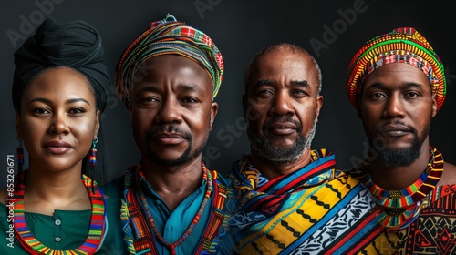 A portrait of four people from different ethnic backgrounds © Pavel Kachanau