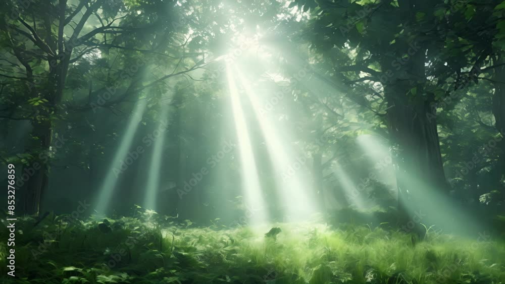 The air was thick with a soft radiant light emanating from the ancient forest like a mystical energy. The air was thick with a soft radiant light emanating from the ancient forest like a mystical energy.