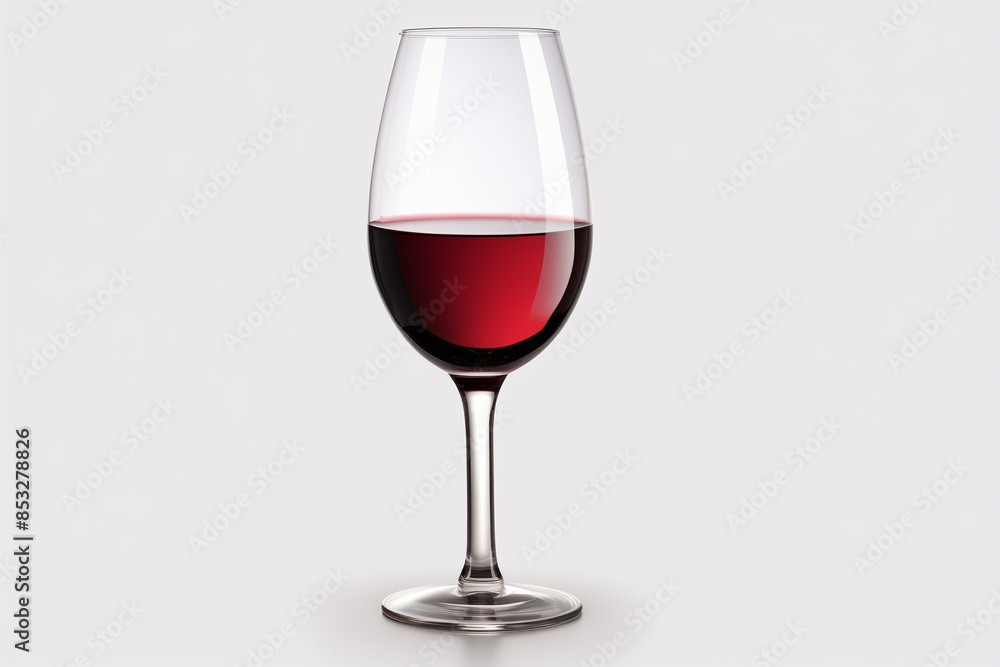 Glass of Malbec wine, isolated on white background Glass of Malbec wine, isolated on white background