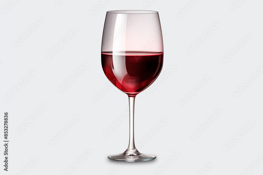 Glass of Malbec wine, isolated on white background Glass of Malbec wine, isolated on white background