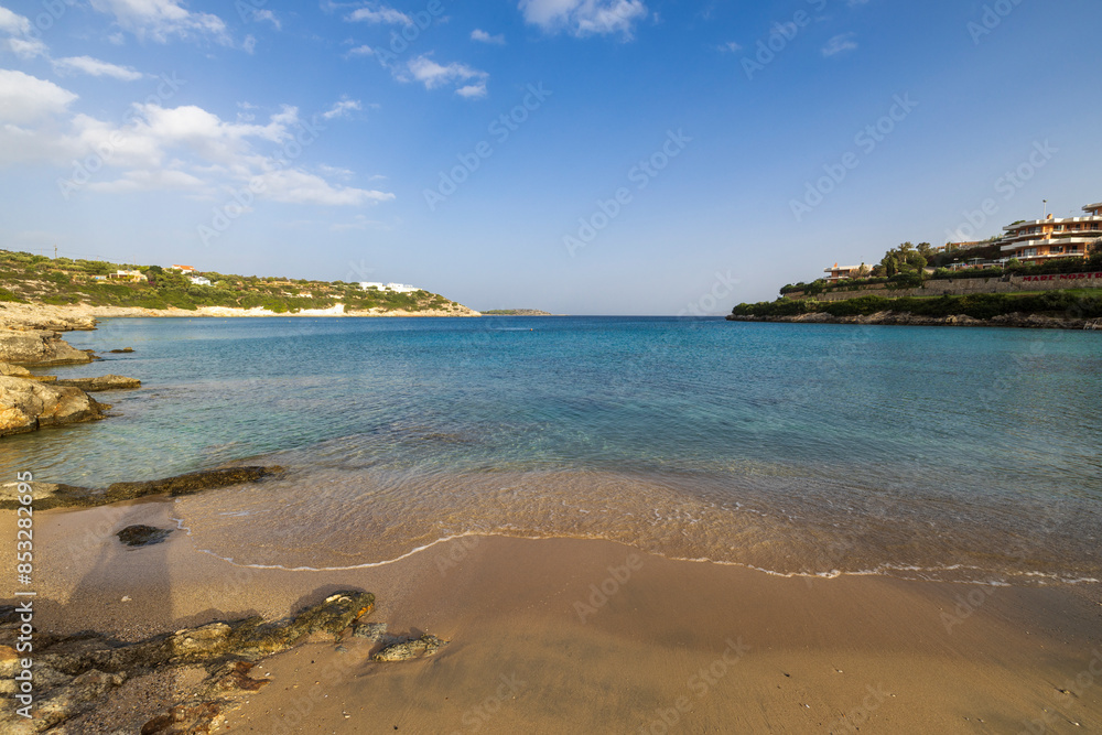 Obraz premium Europe, Greece, Crete. Loutraki Beach.