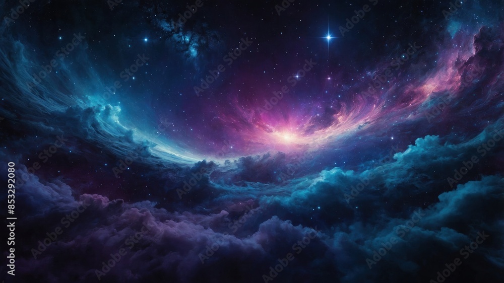 Obraz premium Beautiful dark clouds wallpaper