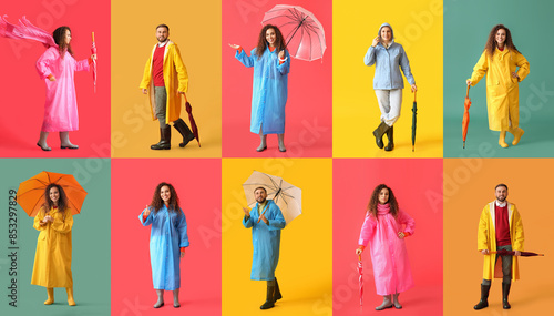 Group of people in stylish ...