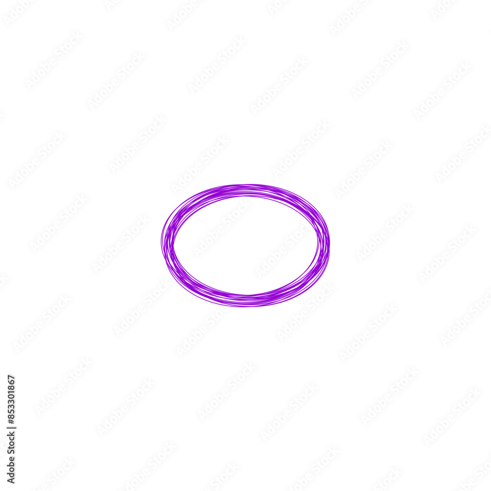 An abstract grunge scribble circular shape outline design element. An abstract grunge scribble circular shape outline design element.