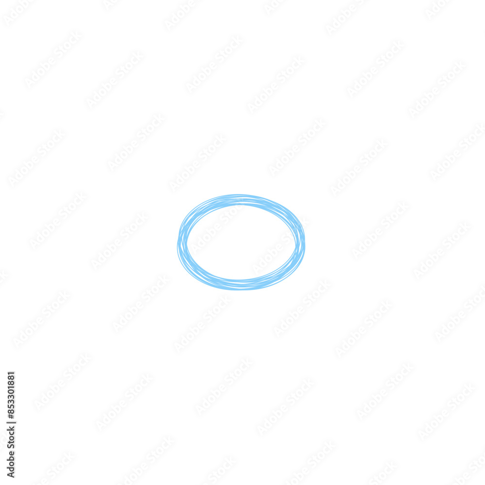 An abstract grunge scribble circular shape outline design element. An abstract grunge scribble circular shape outline design element.