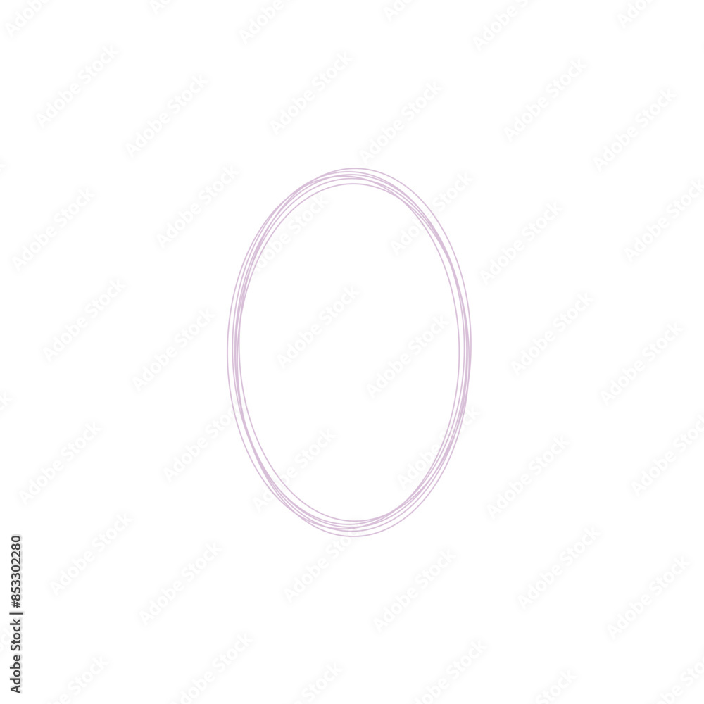 An abstract grunge scribble circular shape outline design element. An abstract grunge scribble circular shape outline design element.