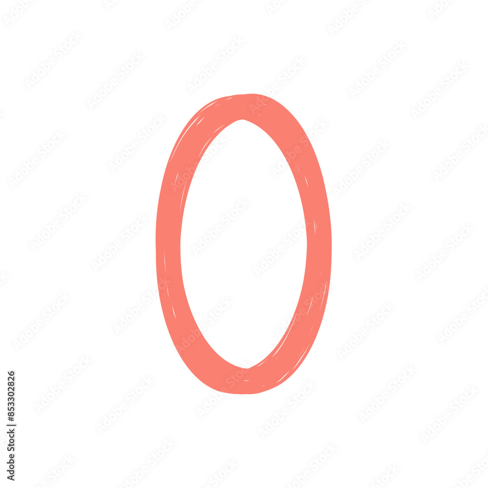An abstract grunge scribble circular shape outline design element. An abstract grunge scribble circular shape outline design element.