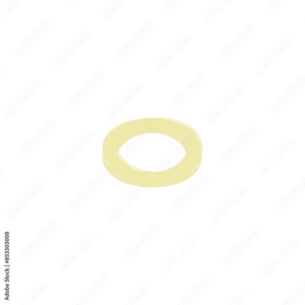 An abstract grunge scribble circular shape outline design element. An abstract grunge scribble circular shape outline design element.