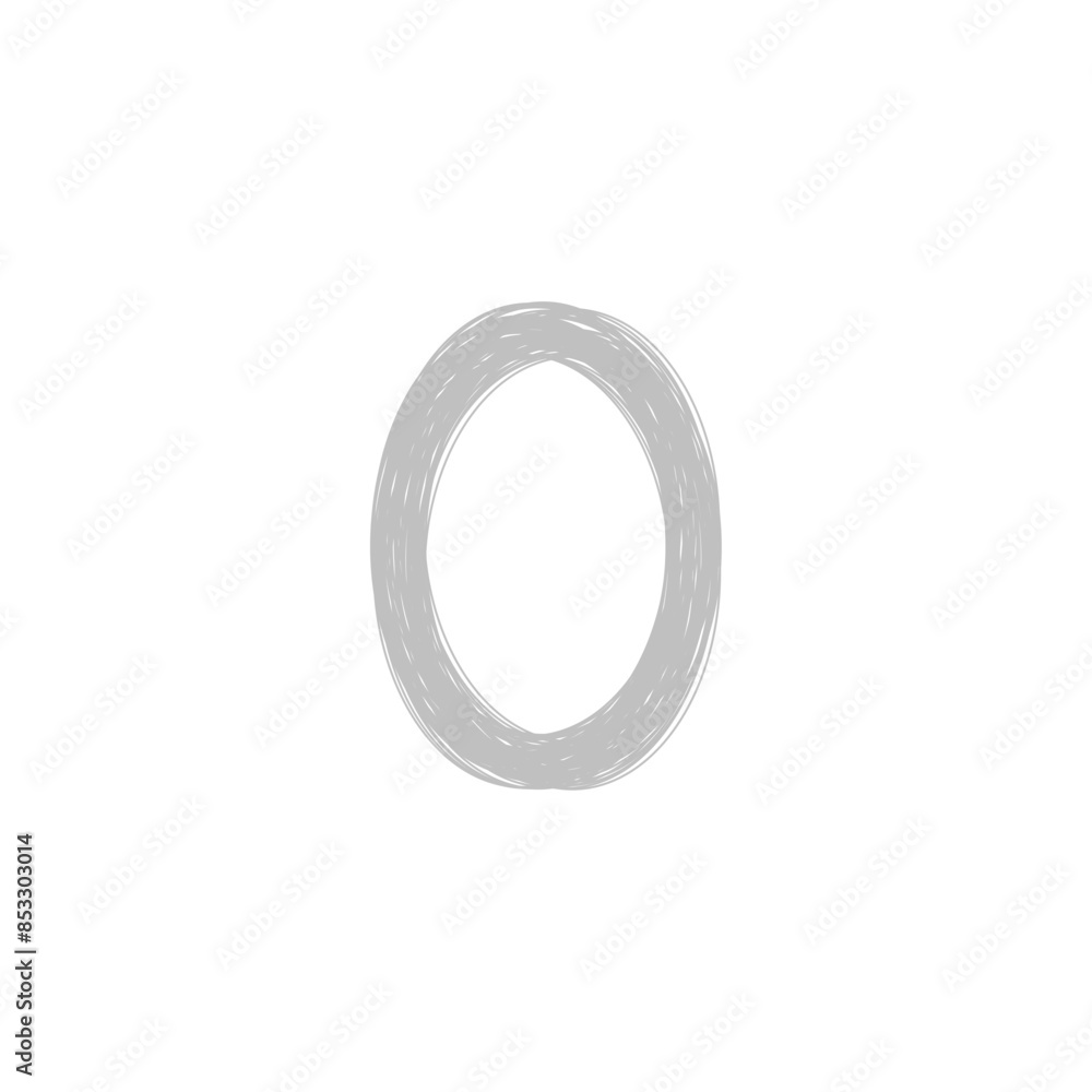 An abstract grunge scribble circular shape outline design element. An abstract grunge scribble circular shape outline design element.