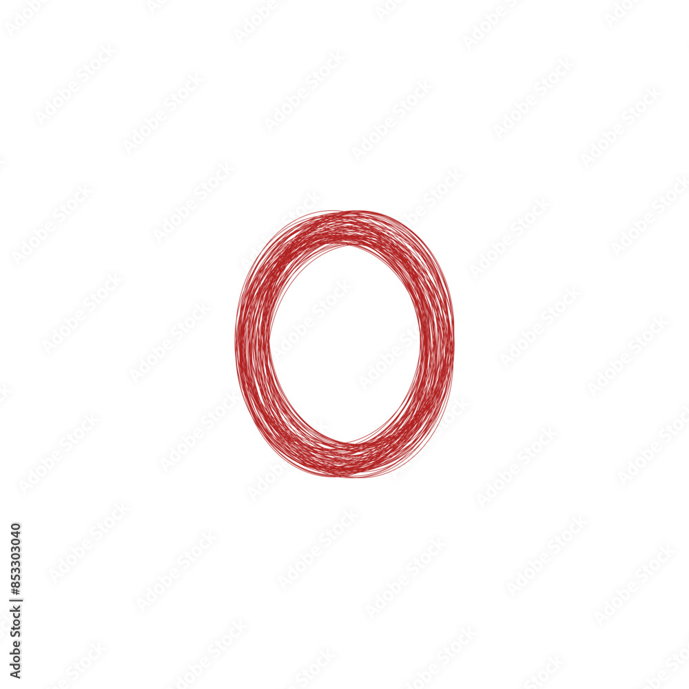 An abstract grunge scribble circular shape outline design element. An abstract grunge scribble circular shape outline design element.
