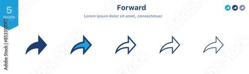 Share icon set. share arrow icon symbol ; social media share vector icon ; reply send forward icons