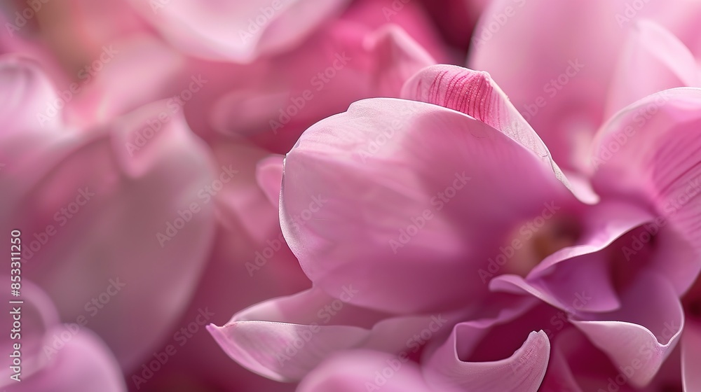 Close-up of cyclamen flowers, mid-morning light, macro lens, vibrant pink, intricate patterns, soft focus. Close-up of cyclamen flowers, mid-morning light, macro lens, vibrant pink, intricate patterns, soft focus.