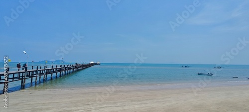 Wallpaper Mural Pier on the beach Torontodigital.ca