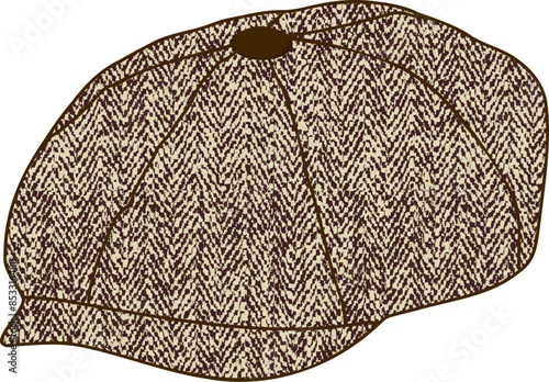 tweed newsboy cap