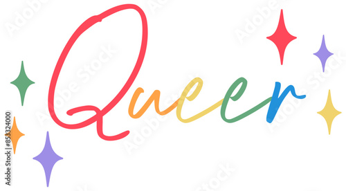 Queer | Pride Rainbow | LGBTQ+ | Vector Design