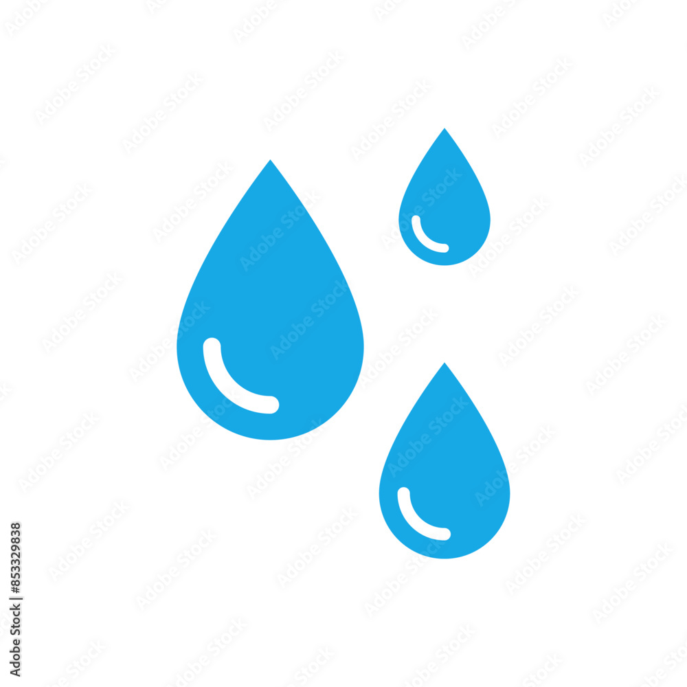 Water drops icon Water drops icon