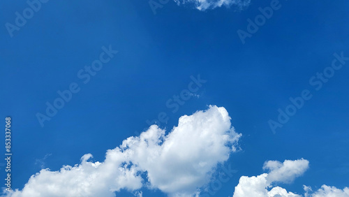 blue sky and clouds