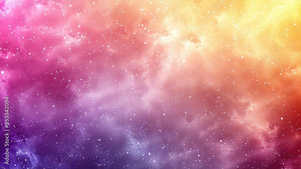 Abstract Background with Nebula and Stars Abstract Background with Nebula and Stars