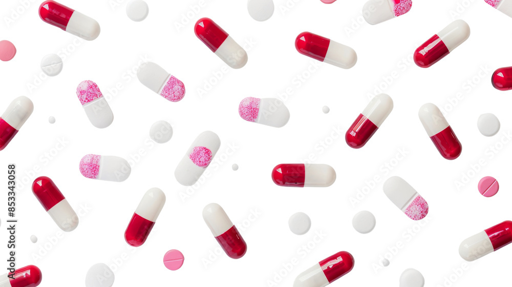 Capsule, pills on white background Capsule, pills on white background