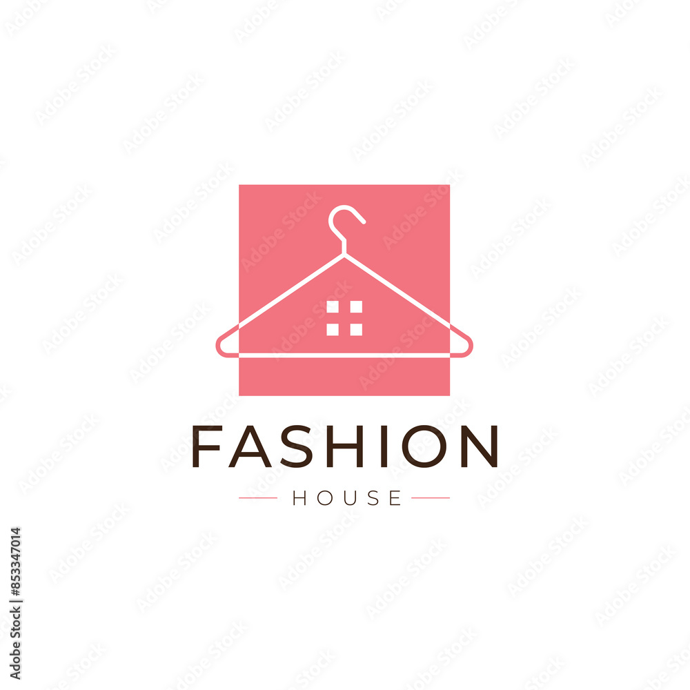 fashion house logo design graphic vector fashion house logo design graphic vector