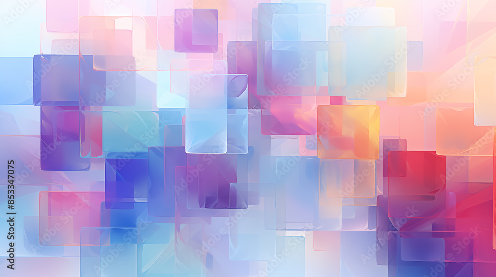Bright Abstract Rectangles Art Bright Abstract Rectangles Art