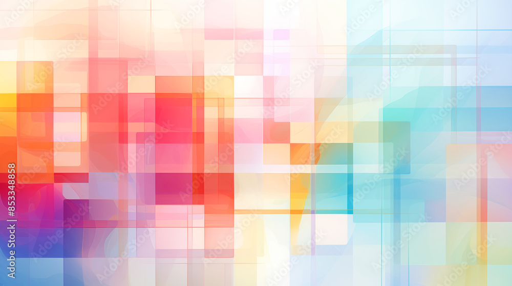 Colorful Pastel Geometric Background Colorful Pastel Geometric Background