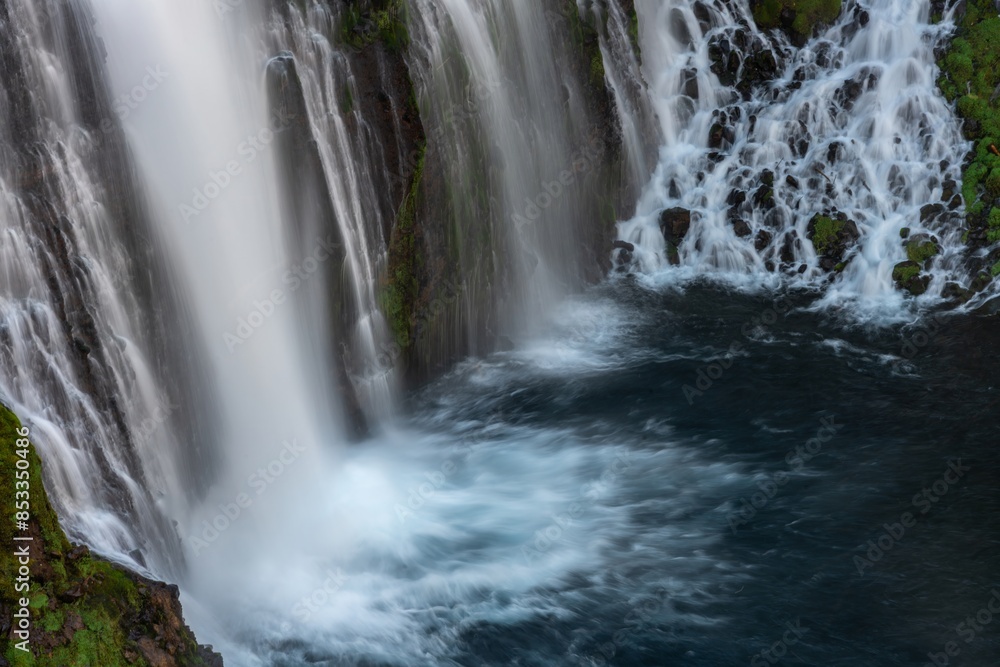 MacArthur – Burney Falls near Mt Shasta, California, United States of America. MacArthur – Burney Falls near Mt Shasta, California, United States of America.