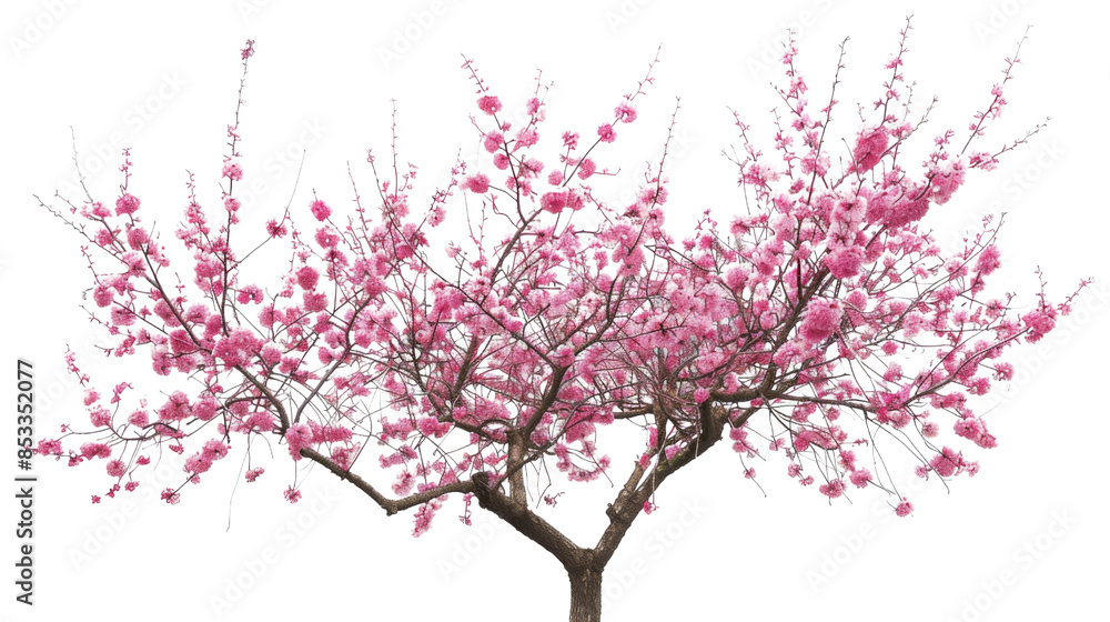 Cherry blossom on white background Cherry blossom on white background