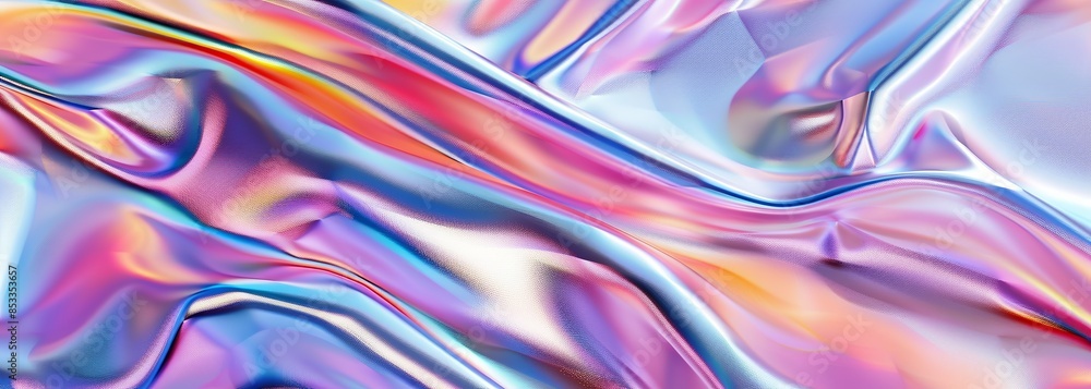 Iridescent metallic shape background. Metallic background Iridescent metallic shape background. Metallic background