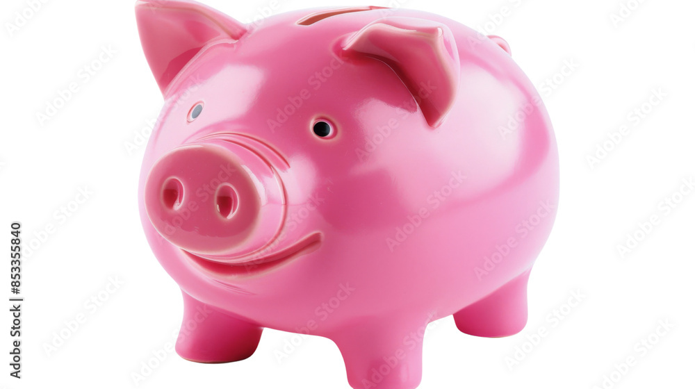 Piggy bank on white background Piggy bank on white background