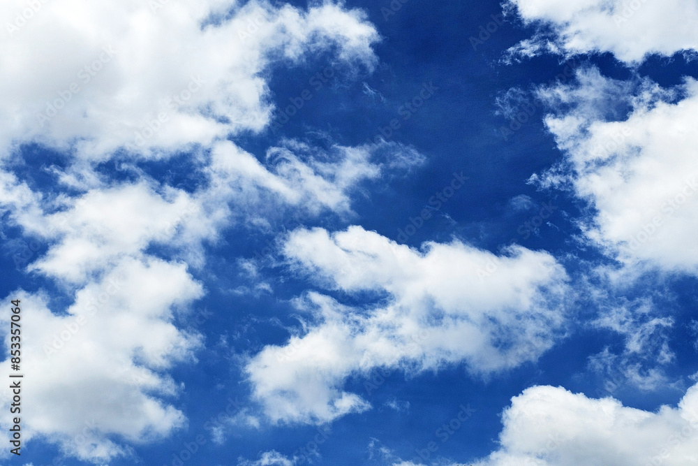 Beautiful White Cloud and Blue Sky Background. Beautiful White Cloud and Blue Sky Background.