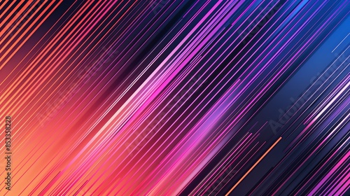 abstract lines background gradient in cyberpunk style