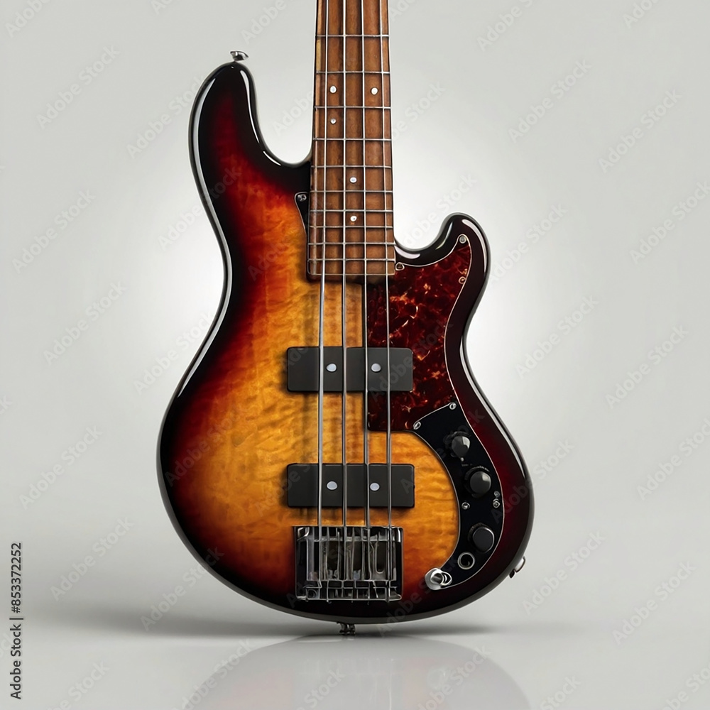 Obraz premium base guitar isolated on black