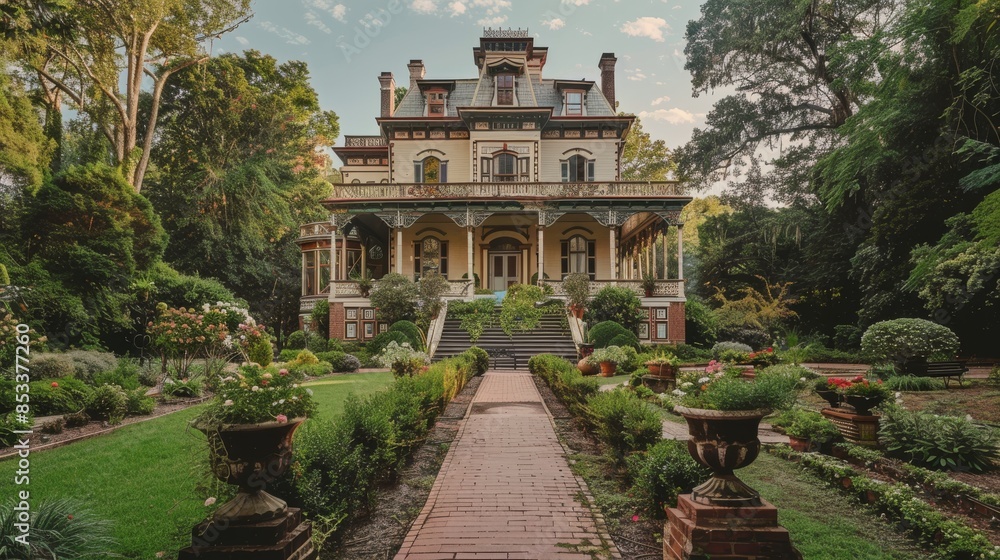 Obraz premium Elegant Victorian Manor