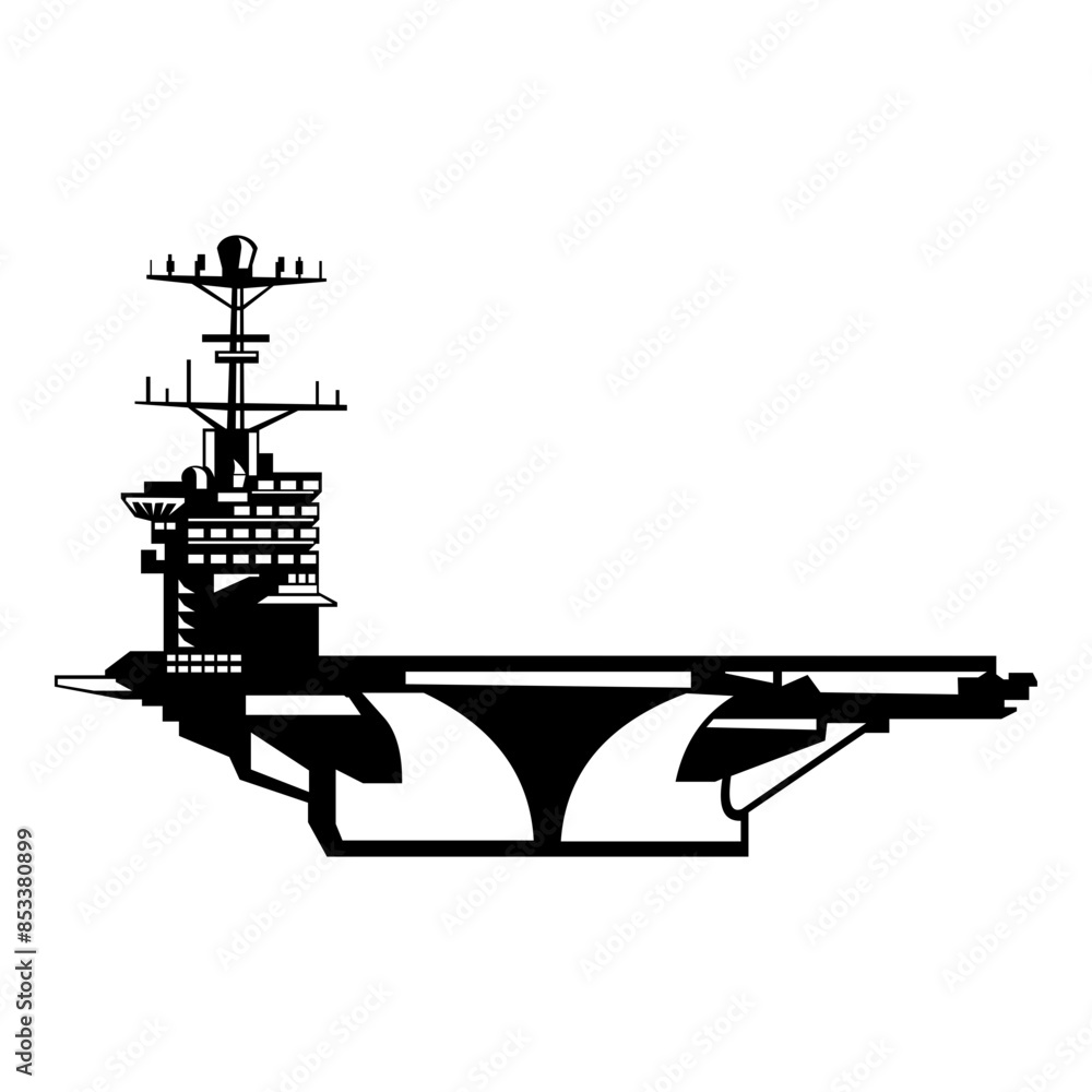 Aircraft Carrier Empty Deck Aircraft Carrier Empty Deck
