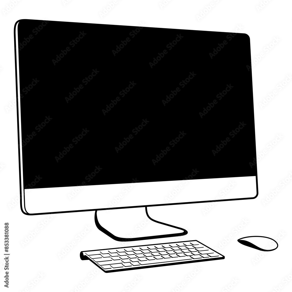 Fototapeta premium All In One PC Desktop