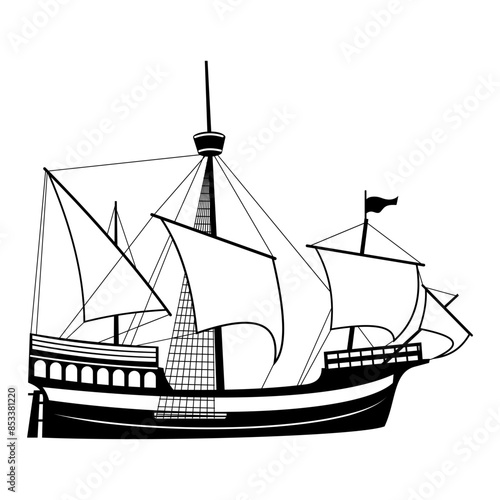 Ancient Ship Caravel